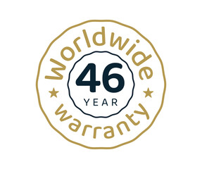 46 years worldwide warranty, 46 years global warranty