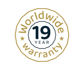 19 years worldwide warranty, 19 years global warranty