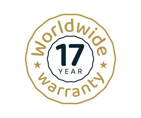 Fototapeta premium 17 years worldwide warranty, 17 years global warranty