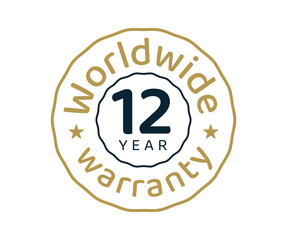 12 years worldwide warranty, 12 years global warranty