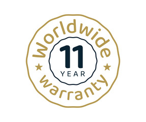 11 years worldwide warranty, 11 years global warranty