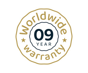 9 years worldwide warranty, 9 years global warranty