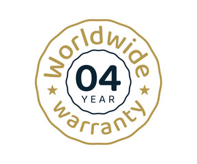 4 years worldwide warranty, 4 years global warranty