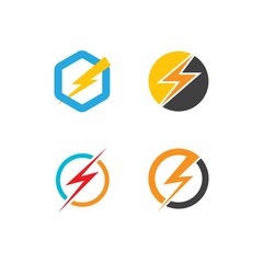 Lightning power Logo Template