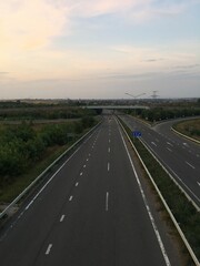 traffic on the highway