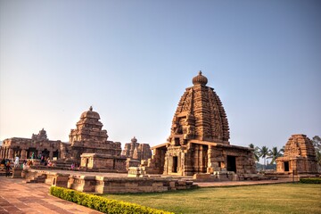 Pattadakal, Paṭṭadakallu or Raktapura, complex of  Hindu and Jain temples in northern Karnataka...