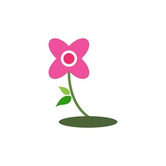 Fototapeta na wymiar flower logo abstract template