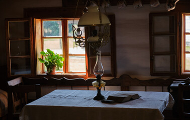 How our ancestors lived with oil lamp - 19. century