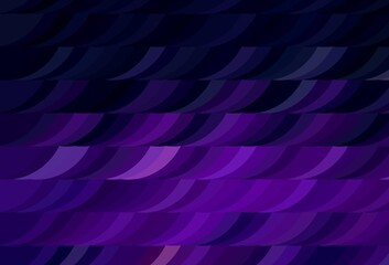 Dark Purple vector pattern with random forms.