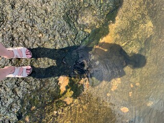 Big stones in the sea
