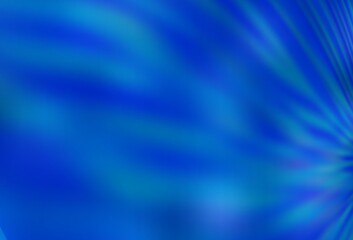 Light BLUE vector blurred shine abstract template.