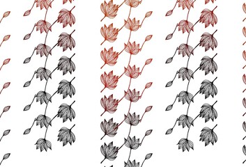 Light Red vector hand painted backdrop.