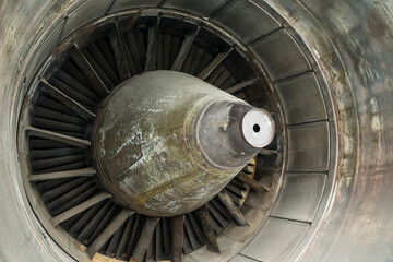 engine of a plane