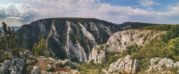 Zadielska valley (National Nature Reserve), part of the Slovenský kras - obrazy, fototapety, plakaty