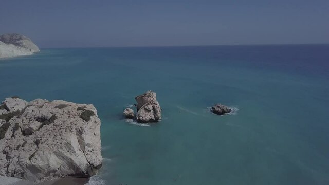 Aphrodite's Rock and Beach Petra tou Romiou Cyprus