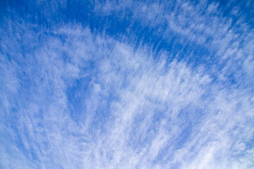 Beautiful blue white sky texture