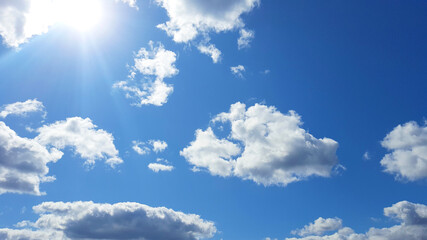 blue dramatic cloudy sky heaven
