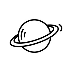 saturn icon vector. saturn icon vector symbol illustration. Modern simple vector icon for your design. planet icon vector