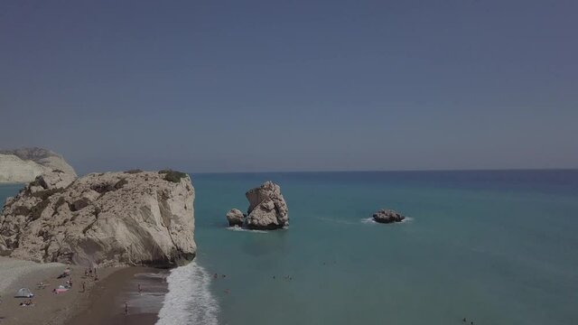 Aphrodite's Rock and Beach Petra tou Romiou Cyprus