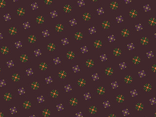 seamless pattern with jewel shapes