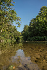 River Jagst in southern Germany.