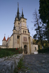Fototapeta na wymiar Saint Nicholas Church in Brasov, Transylvania, Romania