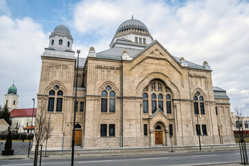 Fototapeta na wymiar Synagogue building in Lucenec, Slovakia