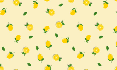 Lemon background (yellow)