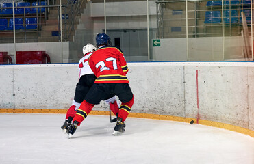 players during a hockey match