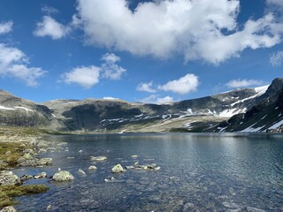 Mountain lake.