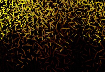 Dark Red, Yellow vector background with stright stripes.