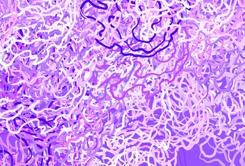 Light Purple, Pink vector template with circles, lines.