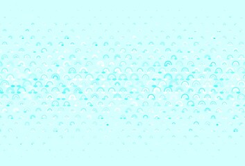 Light Blue, Green vector template with rainbow signs.