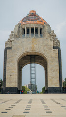 Front Side of the Monument to the Revolution and the República Square