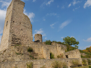 Fototapeta na wymiar die Ruine der Kugelsburg in Hessen