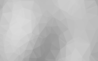 Fototapeta premium Light Silver, Gray vector polygonal template. An elegant bright illustration with gradient. Brand new design for your business.