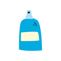 sanitizer spray bottle free form style icon vector design