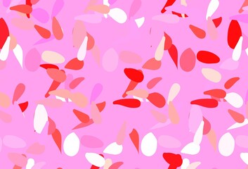 Light Pink vector backdrop with dots.