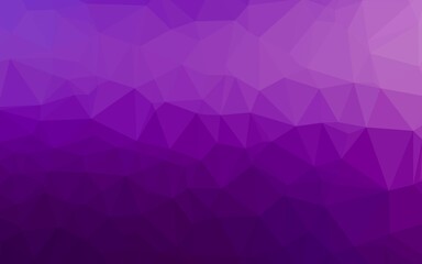 Light Purple vector abstract polygonal texture. Colorful illustration in abstract style with gradient. New texture for your design.