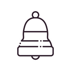 bell line style icon vector design