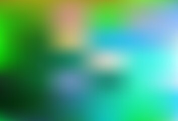 Light Blue, Green vector blurred pattern.