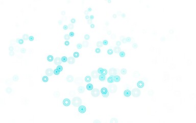 Fototapeta na wymiar Light Pink, Blue vector backdrop with dots.