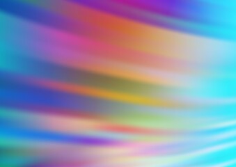 Light Multicolor, Rainbow vector blurred shine abstract pattern. An elegant bright illustration with gradient. The best blurred design for your business.