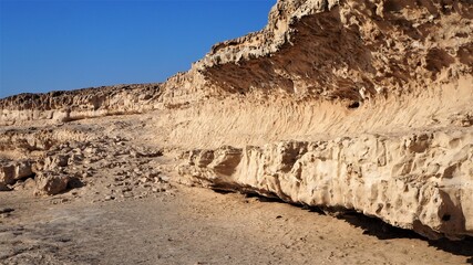 fossil dune with blue sky