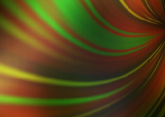 Dark Green, Yellow vector abstract blurred template. Shining colorful illustration in a Brand new style. The background for your creative designs.