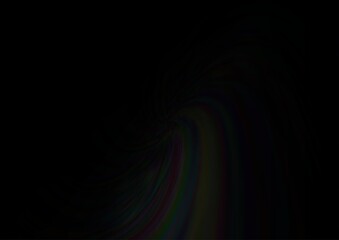 Dark Silver, Gray vector template with abstract lines. Shining illustration, which consist of blurred lines, circles. A completely new template for your business design.