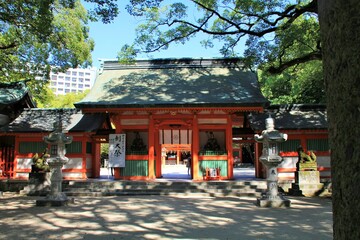 福岡市の住吉神社神門