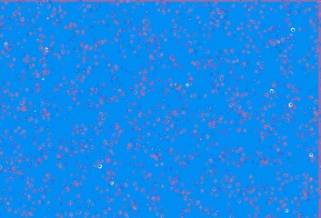 Light Blue, Red vector layout with circle shapes.