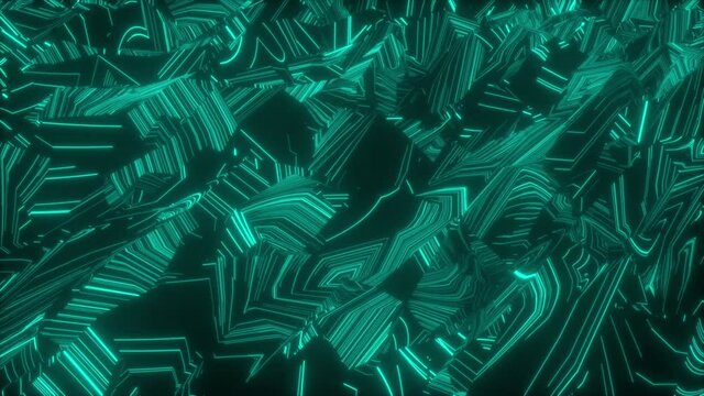 Abstract retro anime style background loop
