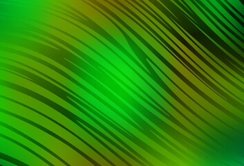 Light Green, Yellow vector layout with bent lines.